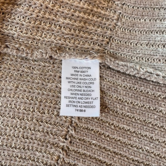 NEW Cozy Knit Oatmeal Cardigan S - Picture 8 of 9